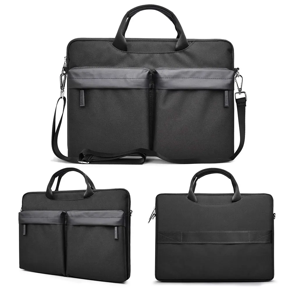 Сумка мессенджер WIWU для ноутбука с несколькими карманами MacBook Pro Air 13 15 16
