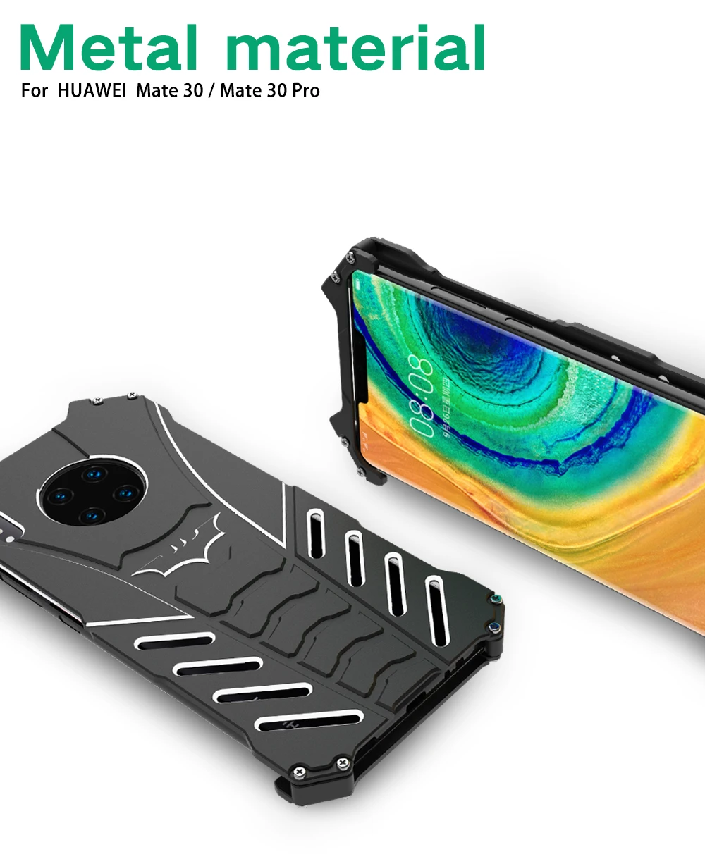 Алюминиевый бампер-чехол с Бэтменом для huawei mate 30 Pro 20X5G 10 Lite Nova 5i Pro 4 3 2 3i чехол для телефона металлический каркас Fundas чехол