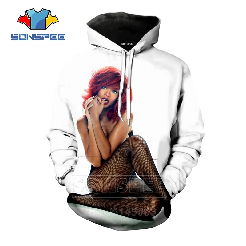 Rihanna, толстовки, осень, новинка, для мужчин и женщин, толстовка, 3D принт, сексуальная певица, с длинным рукавом, топы, в стиле хип-хоп, уличная одежда, пуловер с круглым вырезом, C059-14