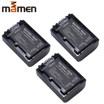 

Mamen 3pcs Rechargeable NP-FV50 NP FV50 NPFV50 Digital Battery Pack For Sony CX390 290E PJ510 820E 790E 660E XR260 Batteries
