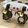 Led Light Lamp Double Glasses Loupe Lens Glasses Magnifier Watchmaker Jewelry ► Photo 3/6
