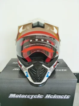 

Full Face Flip up Casque route Off-road Motorcycle Helmet Motocross Racing Capacete Casco Motobike Riding Helmet
