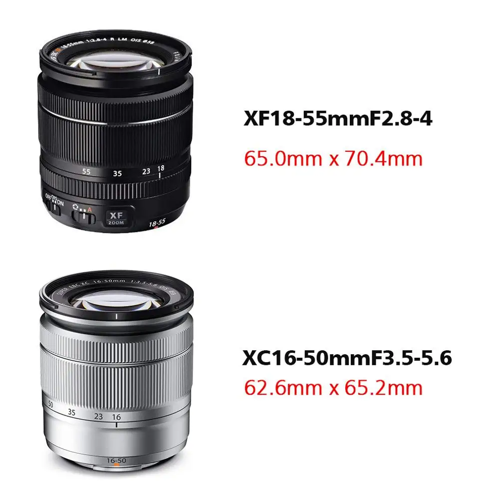 Неопреновый портативный мягкий чехол-сумка для камеры Fujifilm X-Pro 2 X-pro 3 X-pro 1 xpro 2 3 с объективом XF18-55mm XC16-50mm