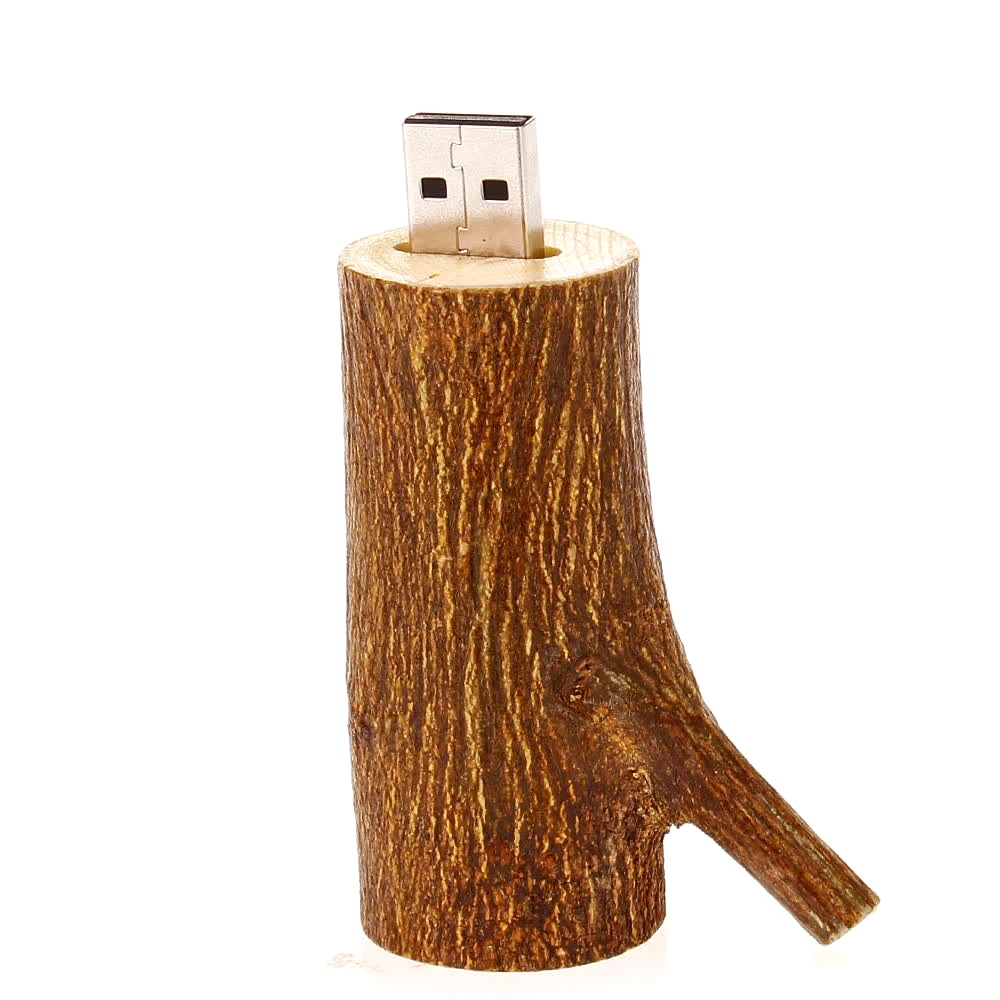 Натуральное дерево Филиал usb memory stick 128 gb USB flash drive флешки 2,0 4 GB 8 GB Флеш накопитель 16 ГБ, 32 ГБ, 64 ГБ елка подарок - Цвет: 3