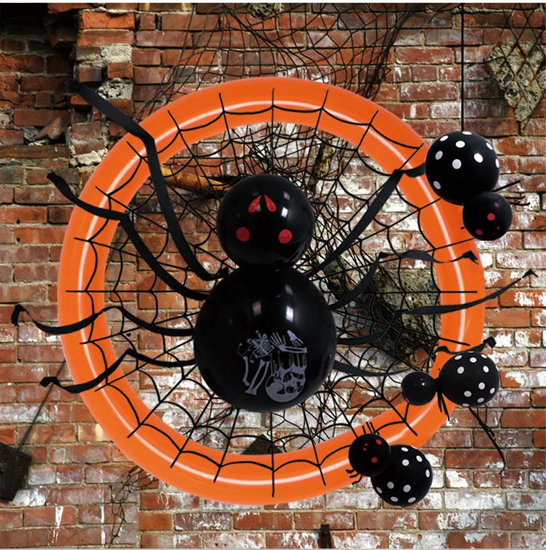 

Happy Halloween Decoration Big Spider Balloon Kids Gift Halloween Party Decoration Supplies Baby Shower Balloons
