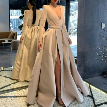 

Robe De Soiree Avondjurk Prom Cocktail Dresses Evening Formal Dress Long Party Gown 2019