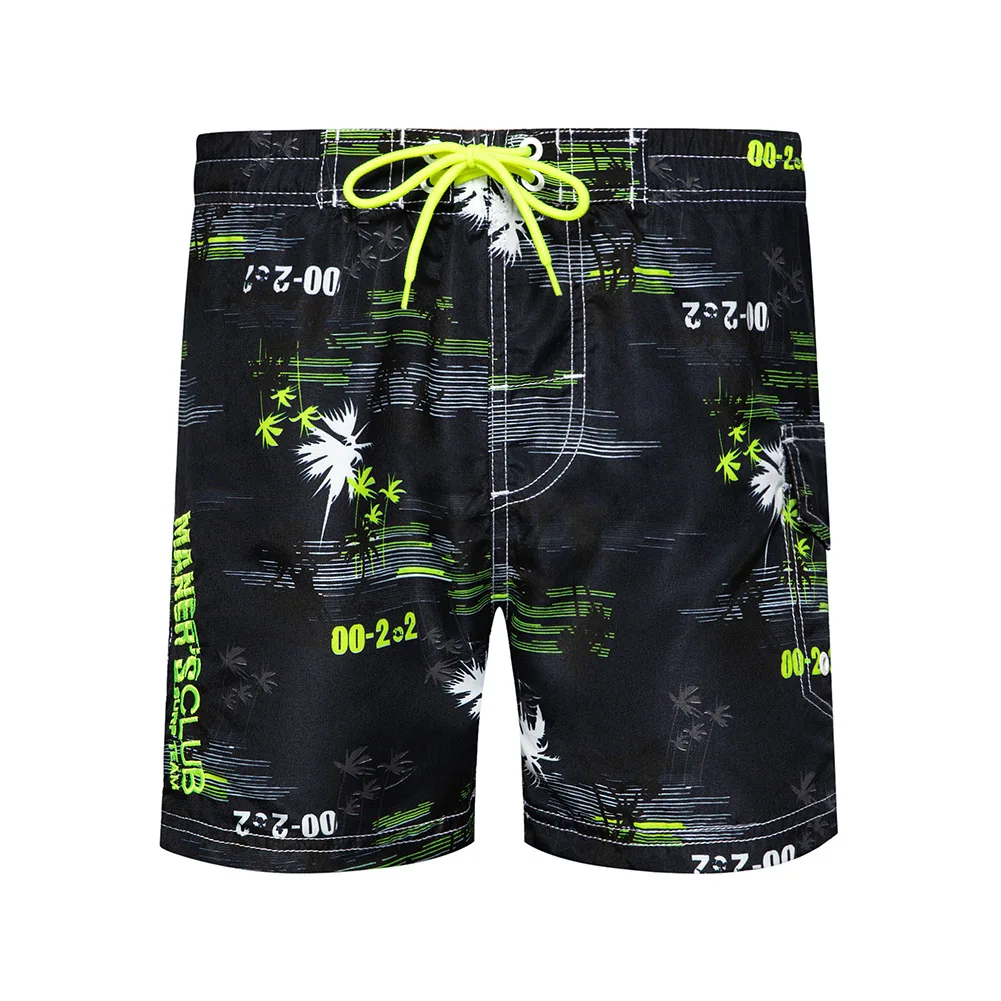 Shorts Men Trousers Beachwear Elastic-Waist Printed Male Summer Casual Fashion Vacation