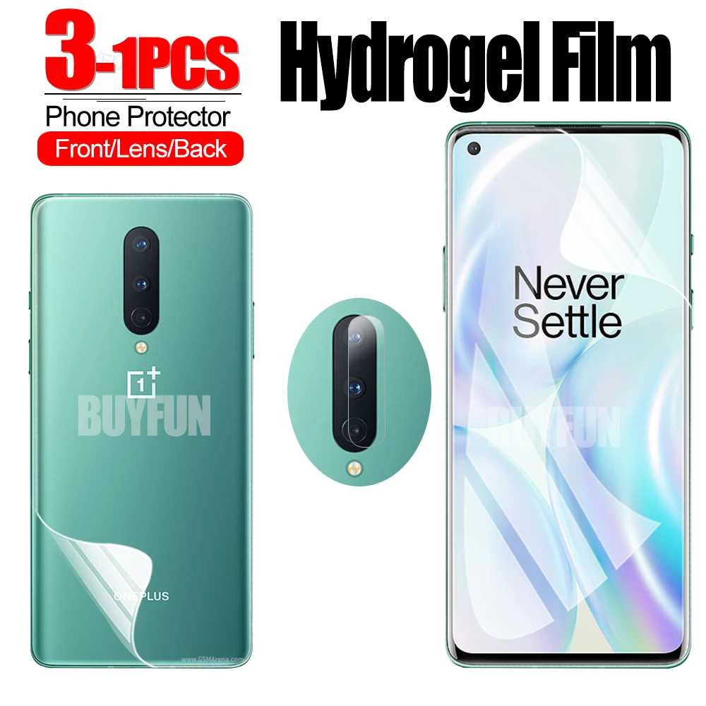 Гидрогелевая пленка для экрана и камеры Oneplus 8 Pro 1-3 шт. | Мобильные телефоны