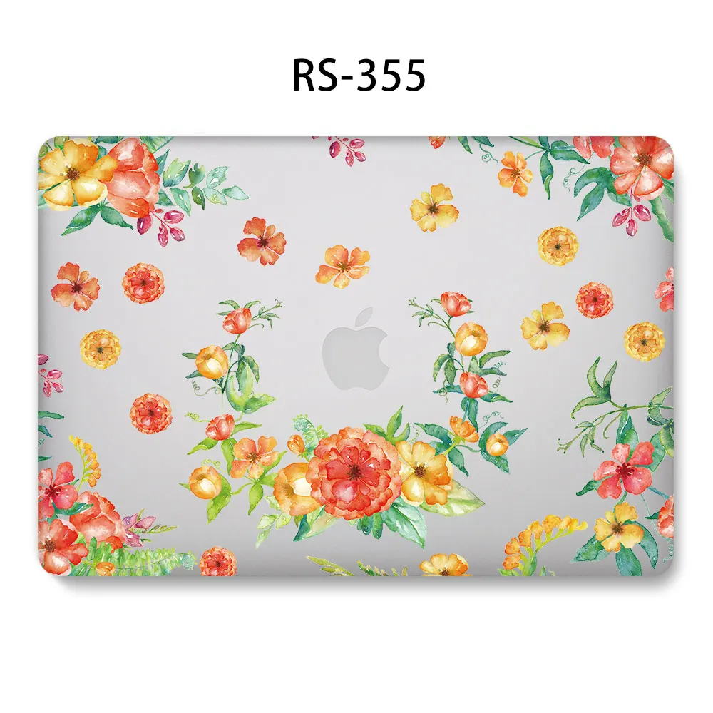Чехол для ноутбука macbook Touch ID Air 13 A1932 Air Pro retina 11 12 13 13,3 15 touch bar A2159 A1706 A1707+ крышка клавиатуры