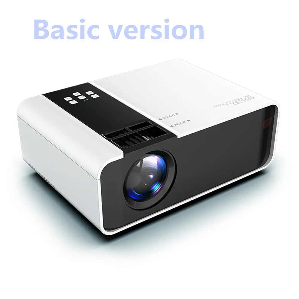 Цвет2 UNIC G86 55 Вт Full HD 480P проектор 2500 люмен для кинотеатра проектор для Android WiFi hdmi VGA AV USB порт - Цвет: Цвет2