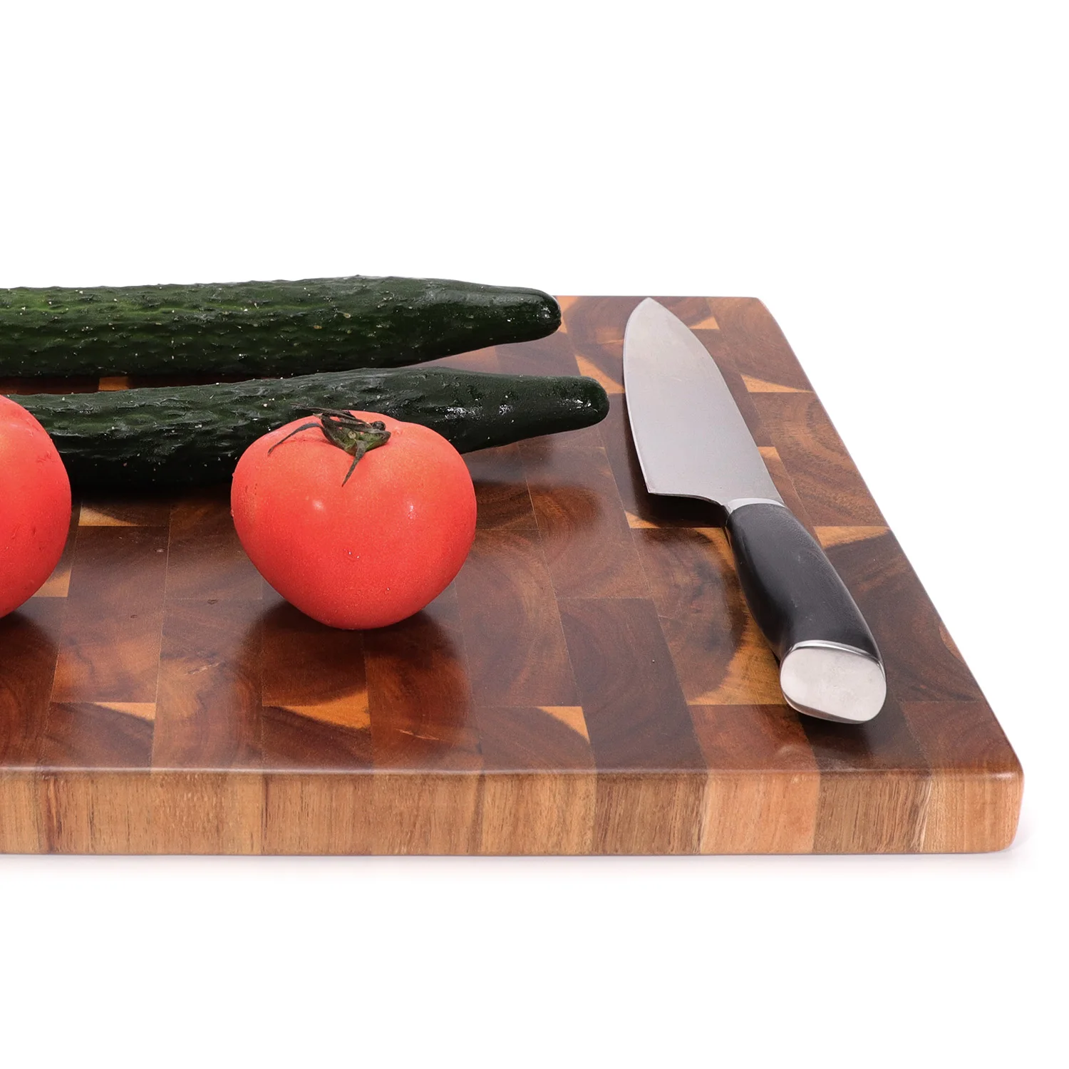  EXTRA LARGE Cutting Board Rectangle End Grain Butcher Block Kitchen Chopping Boards Acacia Wood 18  - 4000250209026