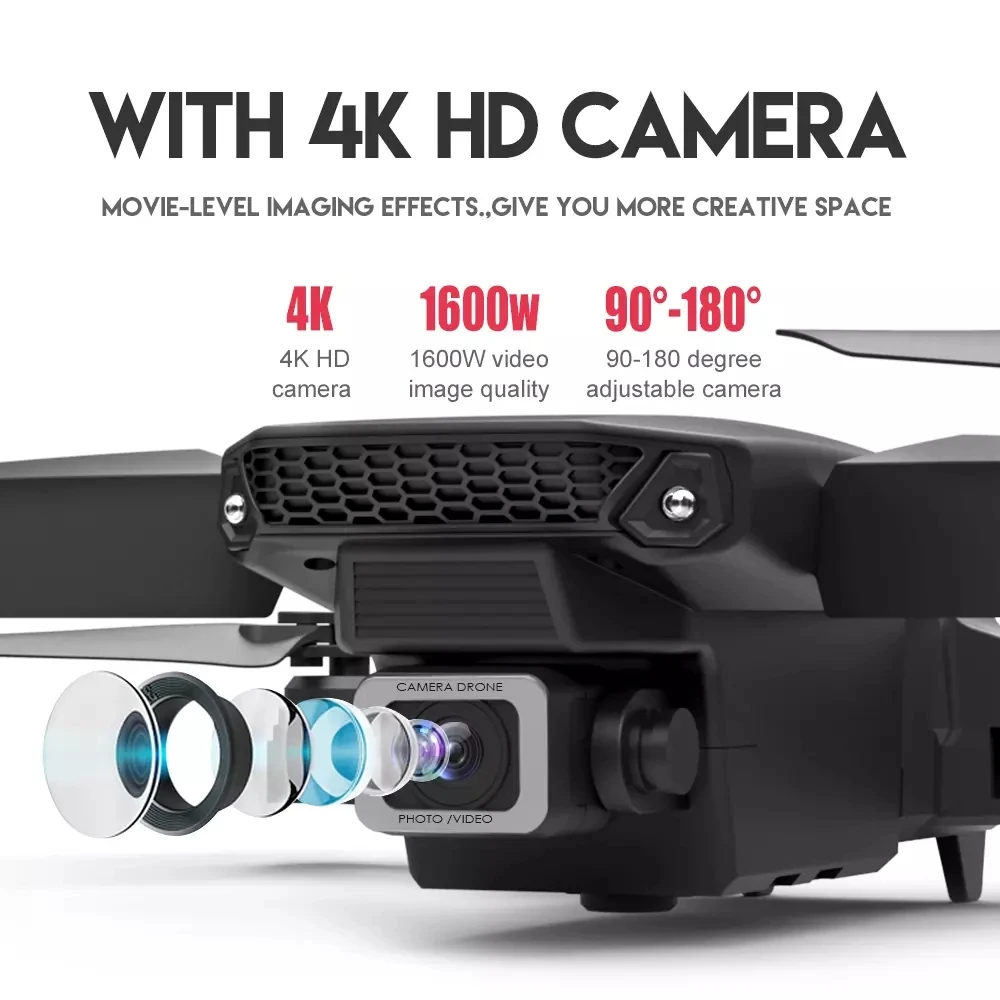 Профессиональный мини Дрон с Gps Wi Fi HD 4k камерой режим удержания высоты складной