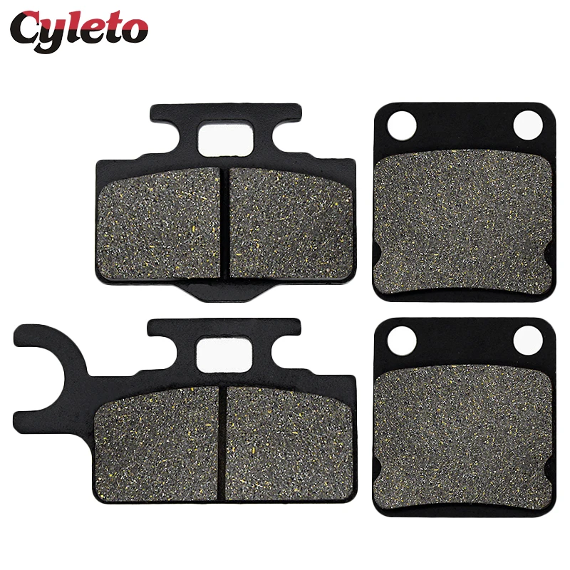 

Cyleto Motorcycle Front and Rear Brake Pads Set for Kawasaki KX65 KX 65 2000-2022 for Suzuki RM65 RM 65 K3 K4 K5 2003 2004 2005