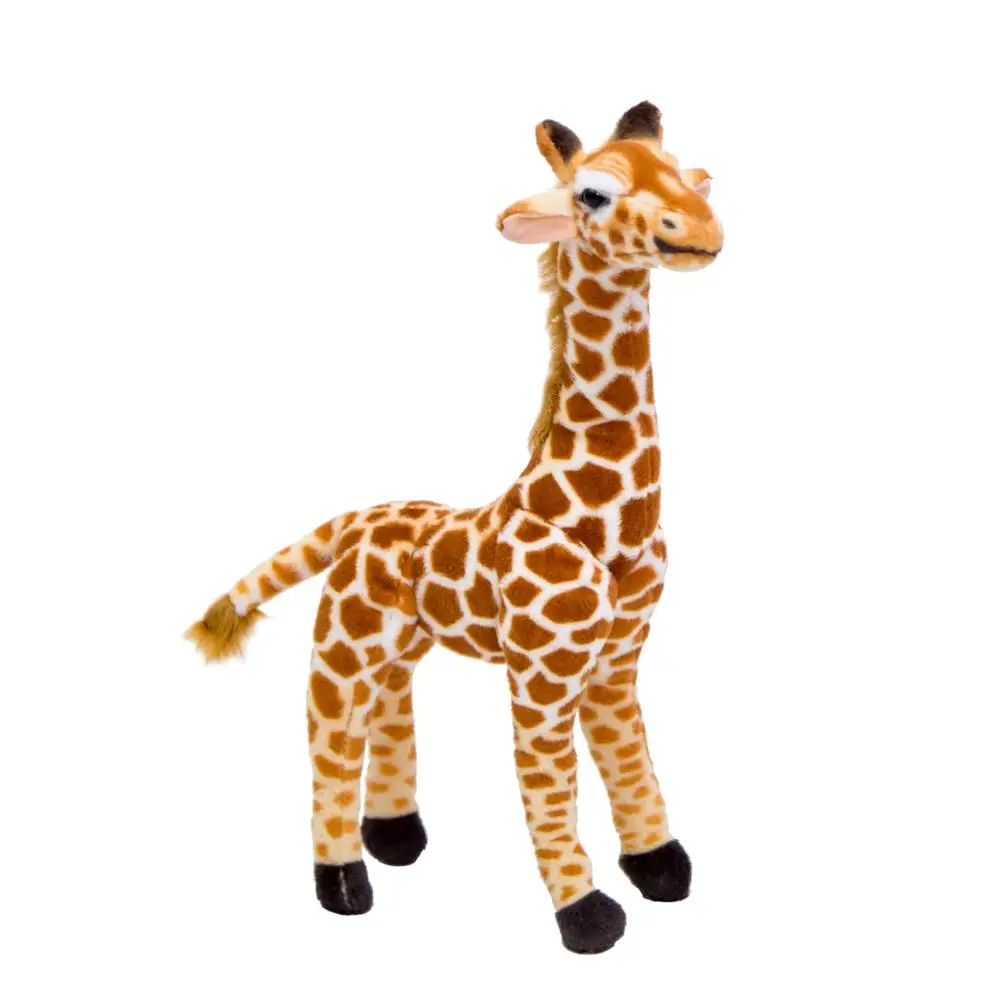 

Nice Hot Cute Real Life Giraffe Plush Toys for Children Simulation Deer Animal Stuffed Doll Kids Birthday Gift Lovely Home Decor