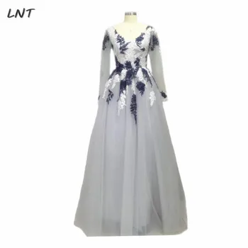 

Real Photos Modern Wedding Dresses Long Sleeves Bridal Gowns Lace