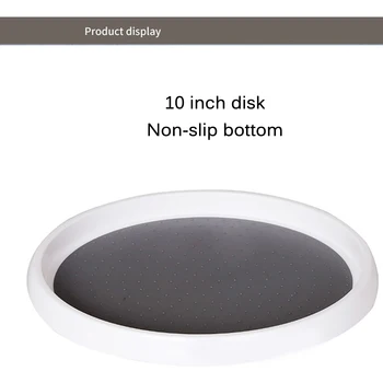 

Rotation Of 360 Non-Sliding Pantry Wardrobe By Lazy Rotary Table With Wide Storage Base Bin Rotating Kitchen Organizer Con