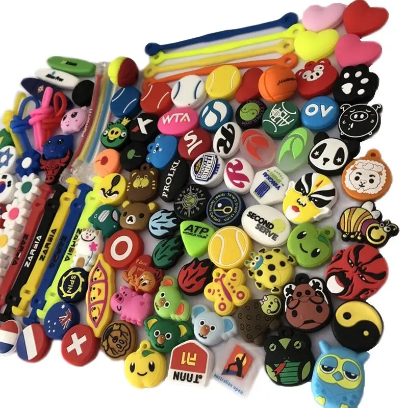 150 pcs multicolor tennis shock absorber To reduce tennis racquet vibration Dampener