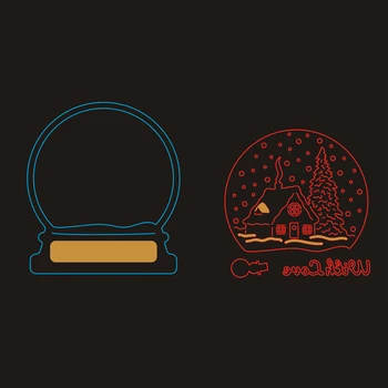 

New 2019 Metal Cutting Dies and Scrapbooking For Paper Making Love Crystal Ball Background Embossing No Stamps Frame Card Craft