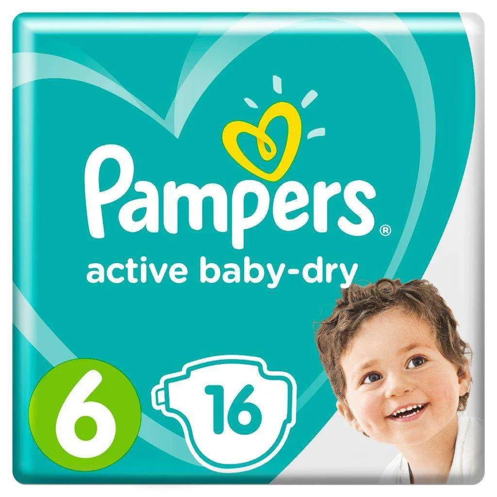 Подгузники Pampers Active Baby 6(13-18 кг) 16 шт