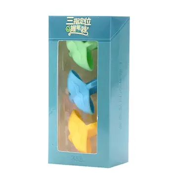 

3 Pcs New Children Writing Pencil Pan Holder Kids Learning Correction Aid Practise For Students Pen Silicone Posture Grip D R1B0