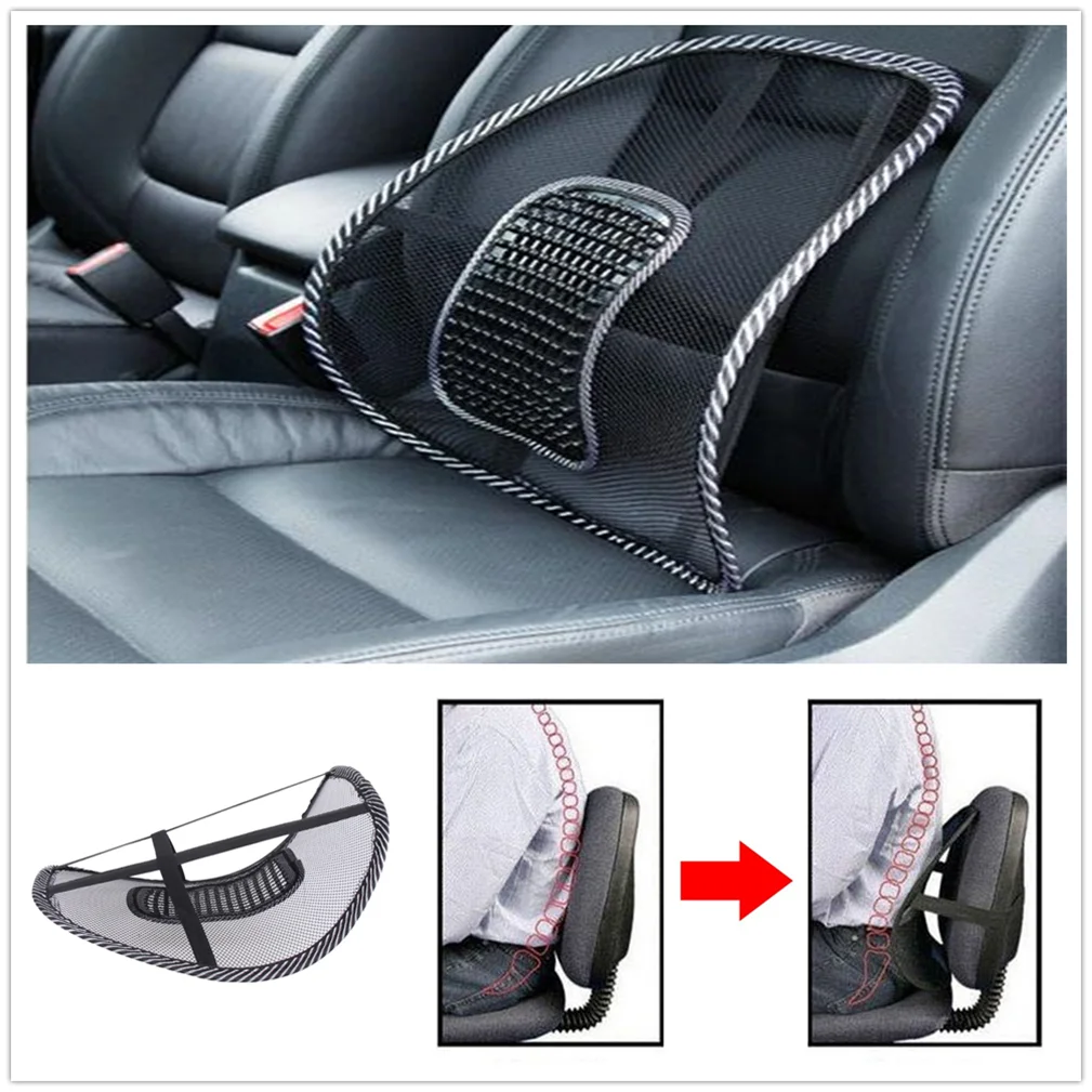 

Car Seat Office Chair Back Mesh Pad Cushion for Renault Alaskan Trezor Talisman Kwid Espace Kangoo EZ-GO Captur Arkana Zoe