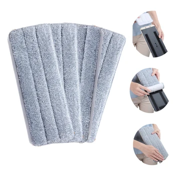 

5/10/15PCS Microfiber Floor Mop Cloth Kitchen Floor Replace Rag Mop Self Wet Dry Cleaning Mop Floor Cloth Home Bathroom