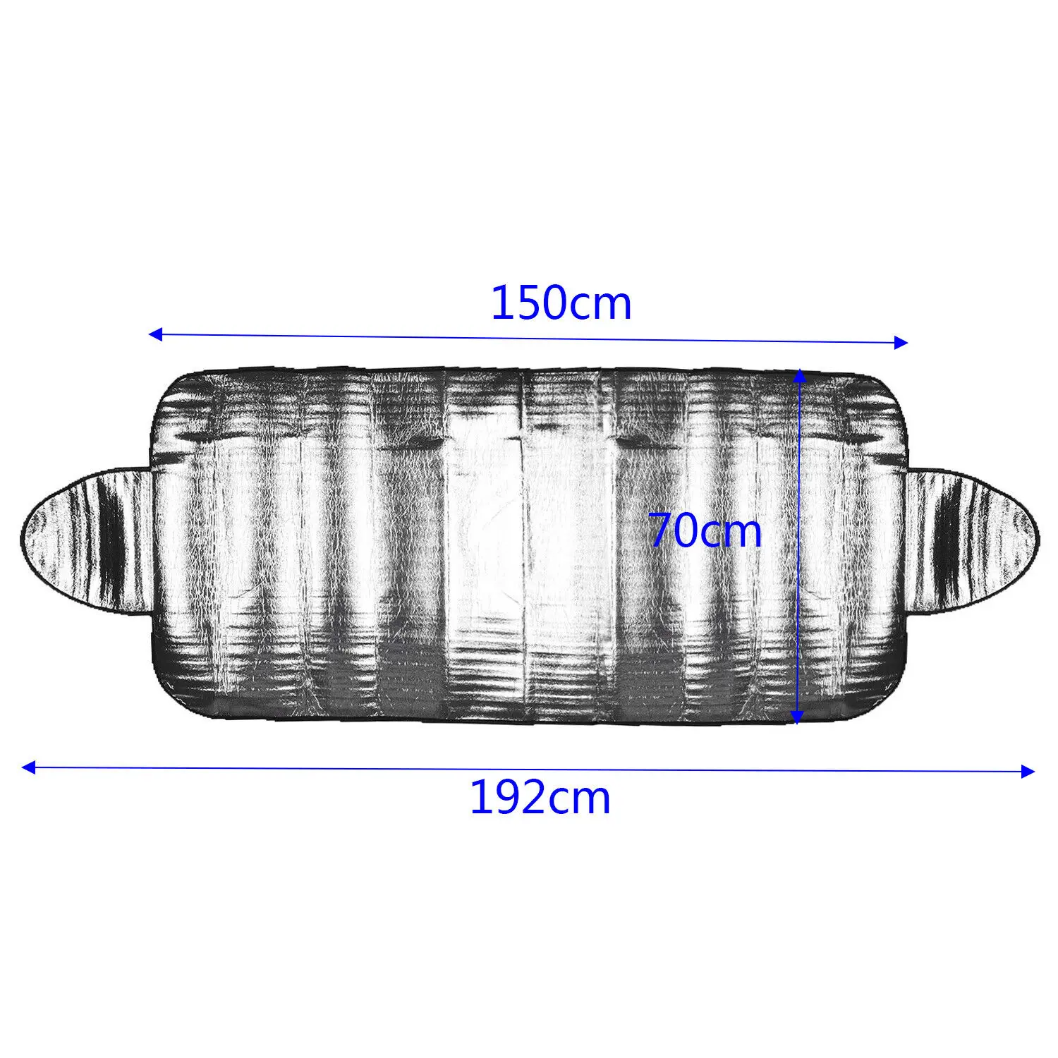 Protezione UV per auto copertura per parabrezza argento - immagine 4