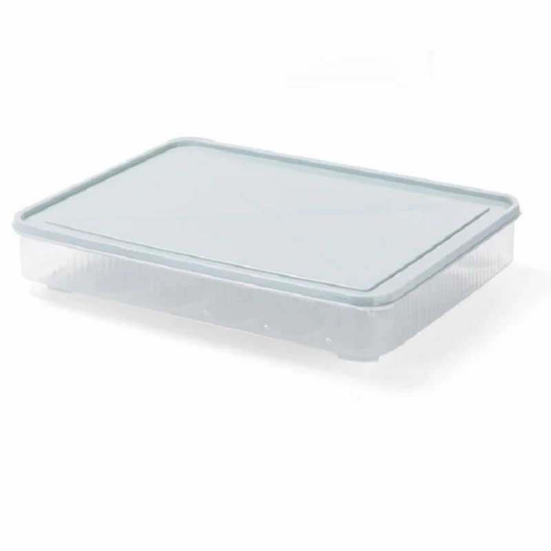 31x23x5cm blue Crisper пластиковый контейнер для яиц чехол холодильник сохранение свежести боксов кухонные инструменты Портативный дикий органайзер для яиц - Цвет: 31x23x5cm blue