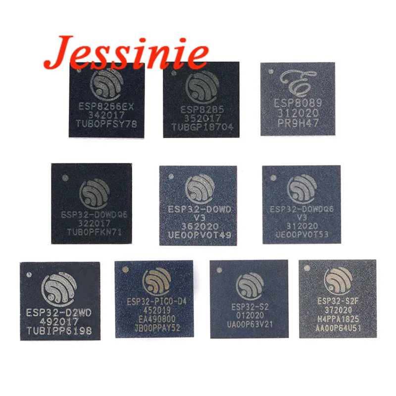 Оригинальный чип ESP8266 ESP32-D0WDQ6 ESP8285 ESP32-D0WD-V3 ESP32-D0WDQ6-V3 ESP32-D2WD ESP32-PICO-D4 ESP8089 ESP32-S2 |