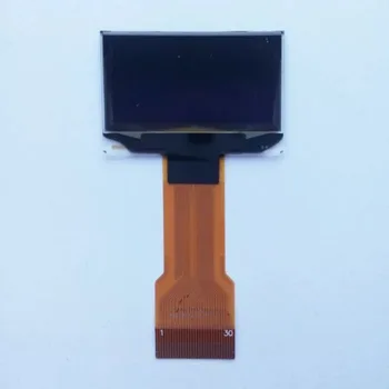 

Blue OLED 1.3 inch display screen white color plug in FPC connector 30 pin SH1106 drive IC 128x64 resolution 3/4 wire SPI