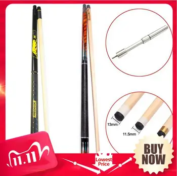 

PREOAIDR 3142 8K4 8 Pieces Laminated Billiard Pool Cues Stick 11.5mm 12.75mm 10mm Tip with Extension BK3 Punch Jump Cue 2019