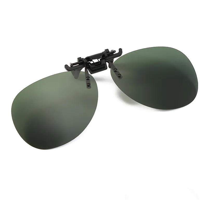 Мужские Женские поляризованные прикрепляемые солнцезащитные очки для вождения ночного видения солнцезащитные очки анти зажимы в виде солнцезащитных очков для верховой езды