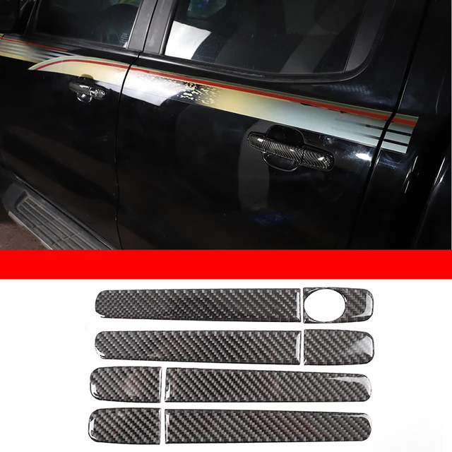 For Ford Ranger Wildtrak 2015-2021 Car Gear Panel Central Control Instrument Decorative Panel Interior Sticker Car Accessories Style 19