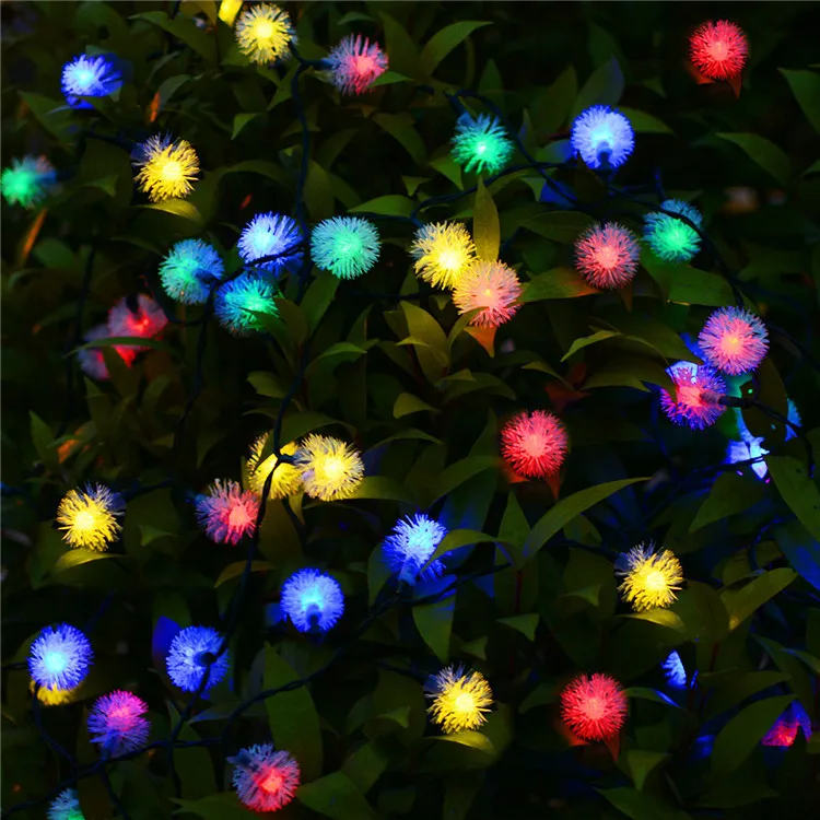 30 LED Solar Lamp String Waterproof Energy Saving Lamps Flexible Strip Lights Outdoor Christmas Party Wedding Garden Decorations