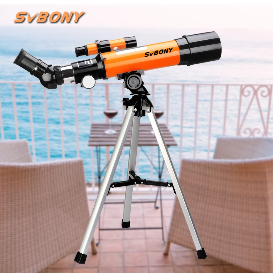 SVBONY детский Телескоп 50360 мм со штативом Finder Scope портативный телескоп для детей и