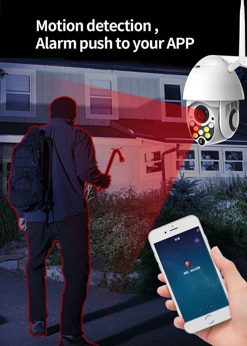 1080P PTZ камера RJ45 Выход Ip камера WiFi наружная водонепроницаемая Wi-fi домашняя скорость купольная ИК-камера наблюдения безопасности домашняя камера CM. P05