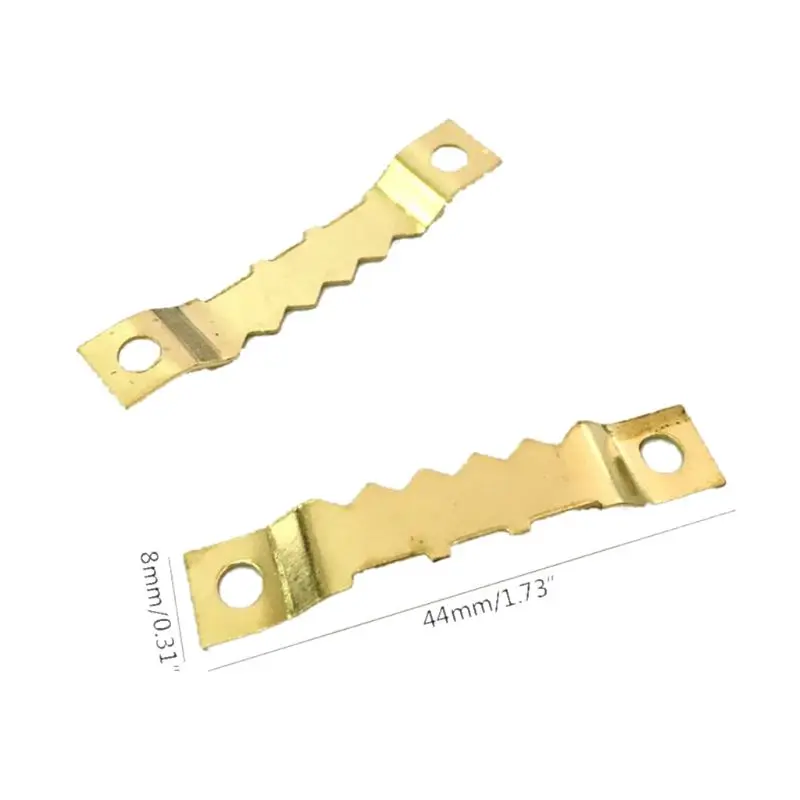

120pcs Sawtooth Hanging Picture Photo Frame Hangers Wall Oil Painting Mirror Saw Tooth Hooks With 240pcs Screws
