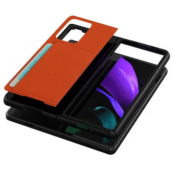 

Use the Zfold2 phone case Galaxy Z fold2 5G folding screen back cover case f9160 leather case