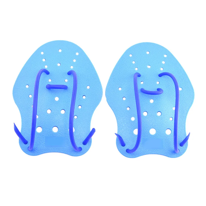 

2Pcs Swimming Paddles Adjustable PVC Silicone Diving Hand Paddle Webbed Gloves