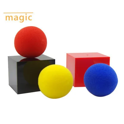Губчатые шарики магический реквизит крупным планом улица Классическая Магическая Иллюзия трюки красные волшебные игрушки