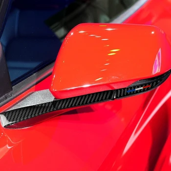 

2pcs Side Mirror Trim Decal Rearview Sticker For Ford Mustang 2015-Up Decor