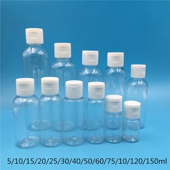 

10ml 20ml 30ml 50ml 60ml 100ml 200ml Empty Plastic Bottle Cosmetic Water Perfume Container Travel Portable Packaging Flip Cap