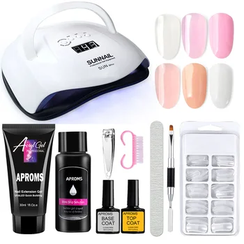 

30ML Poly Nail Gel Kit UV Nail Gel Kit Poly Nail Builder Kit Poly Nail Gel Set UV LED Nail Gel Extension Kit Nail Quick Builder