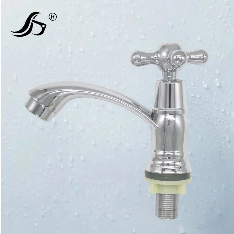 

Cross round Ingle Handle Faucet with Cold Basin Bathroom Single Handle Single Hole Wash Basin Inter-platform Basin Faucet Direct