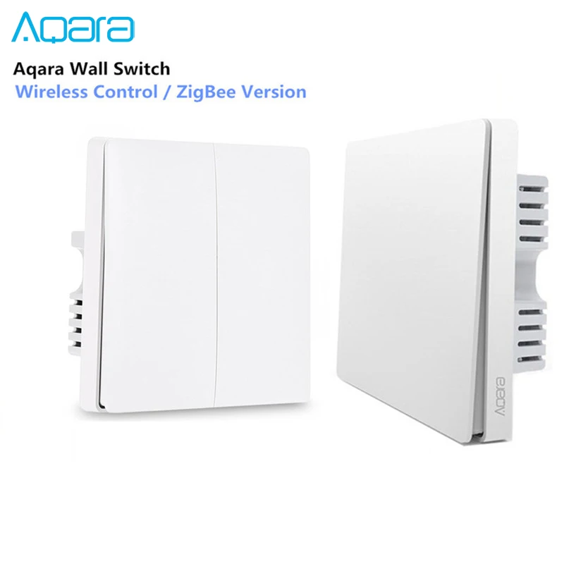 

Original Mijia Aqara Wall Switch Smart Light Switch Remote Control Zero Nuetral Line ZigBee For Xiaomi Mi Home Apple Homekit
