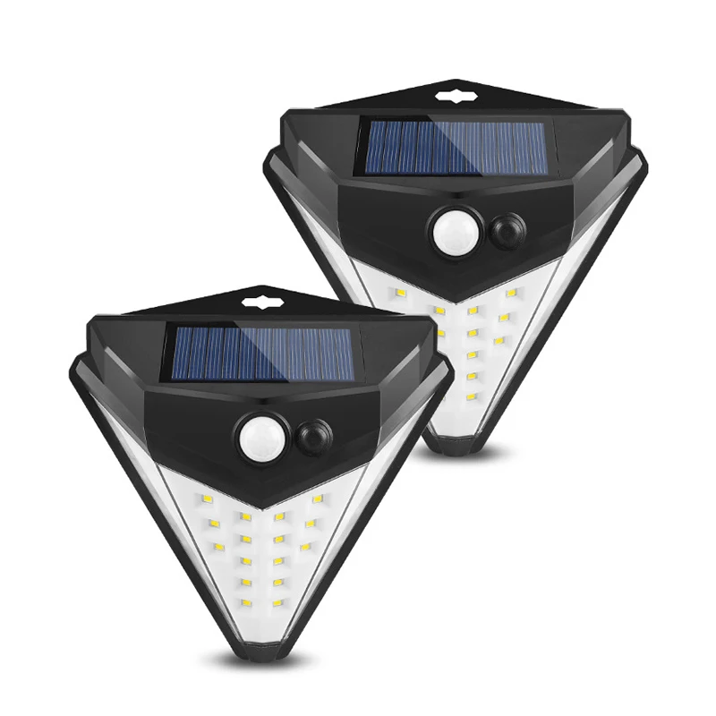 

Solar LED Street Light For Home Garden Fence PIR Motion Sensor Detection Wall Lamps 38 leds Solar Light Waterproof