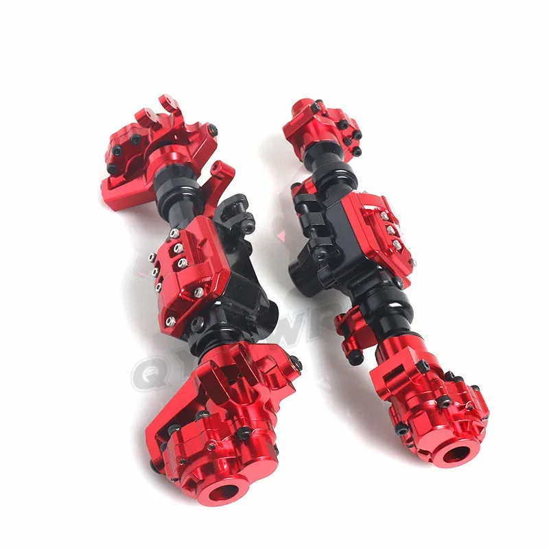 Carter de pont avant et arrière en aluminium CNC pour Traxxas TRX-4 monté sur un crawler RC