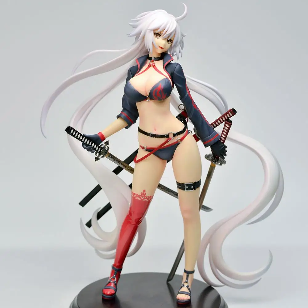 

Sexy Japanese Anime Figure 20CM Height Blackened Jude Swimsuit Miniature Static Unpainted DIY Assembling Female Resin Model Kits