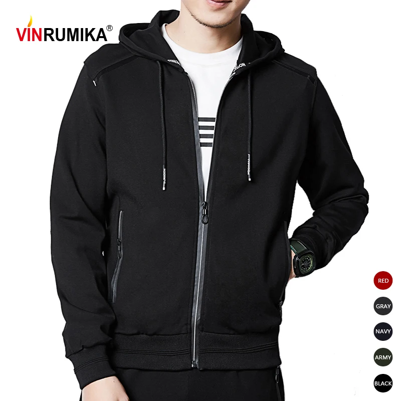 

Super Plus Size L-9XL 2022 Spring Autumn Men's High Quality Cotton Hooded Jacket Coat Man Fashion Sports Style Jackets Outerwear