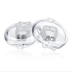 Magnetic Anti Snore Stop Snoring Nose Clip Sleep Tray Sleeping Aid Apnea Guard Night Device with Case Anti Snoring Device